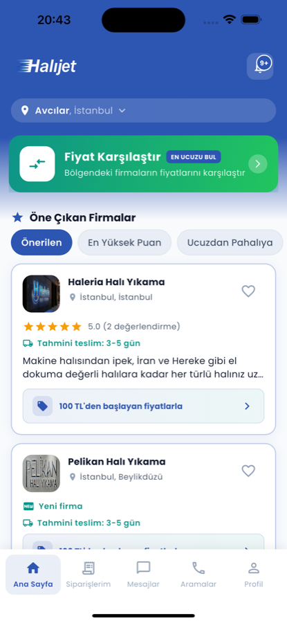 Adım 1: Firmaları Keşfet